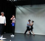 Tango lesson - 
	Niall and Lana, Dean and Natalie practising for &#39;Two to Tango&#39