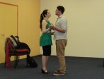 Two to Tango - 
	Actors Natalie Atwell and Dean Lynch
